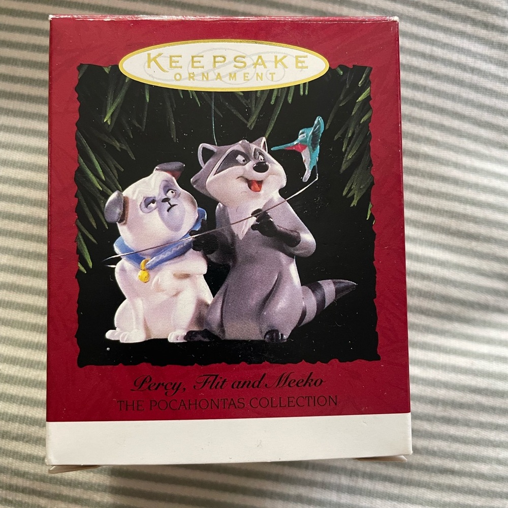 Keepsake Ornament - Vintage Percy, Flit, and Meeko from Disney’s Pocahontas